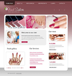 beauty website template