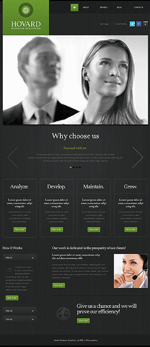 business website template