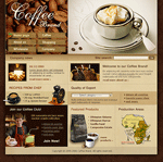 cafe website template