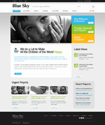 charity website template