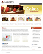 food website template